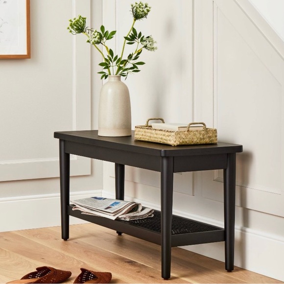 Hearth and Hand with Magnolia 8”x12” Natural Woven Grass Tray - Picture 2 of 4